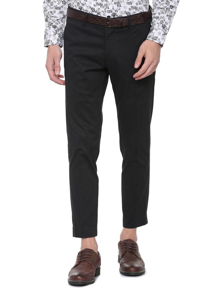 black solid chinos - 16106857 - Zoom Image - 1