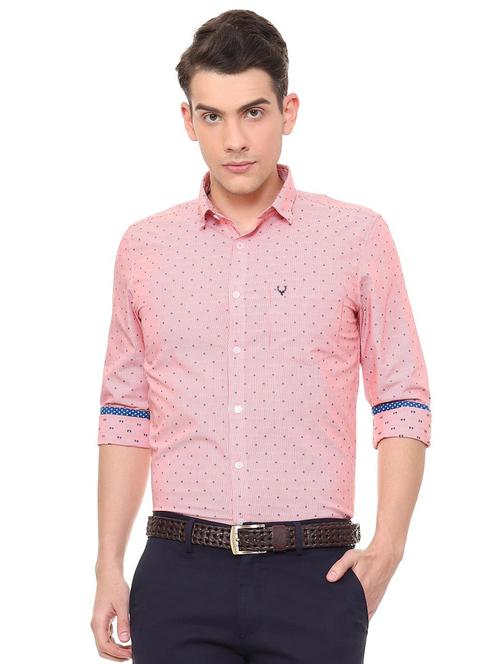 pink printed casual shirt - 16106940 - Very Small Image - 1