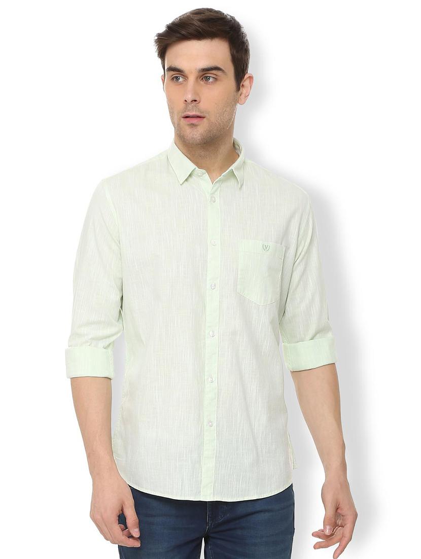 white linen casual shirt - 16106998 - Zoom Image - 1
