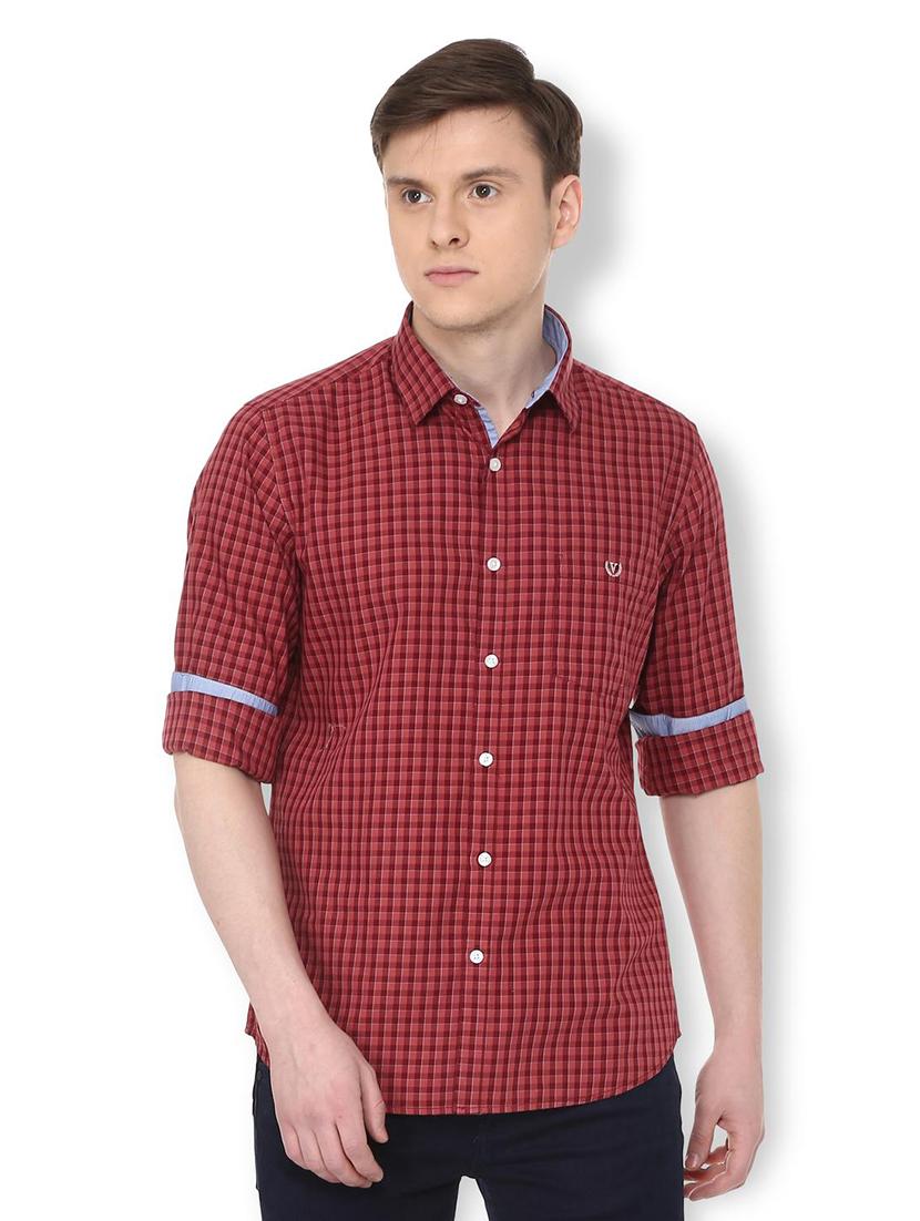 red checkered casual shirt - 16107038 - Zoom Image - 1