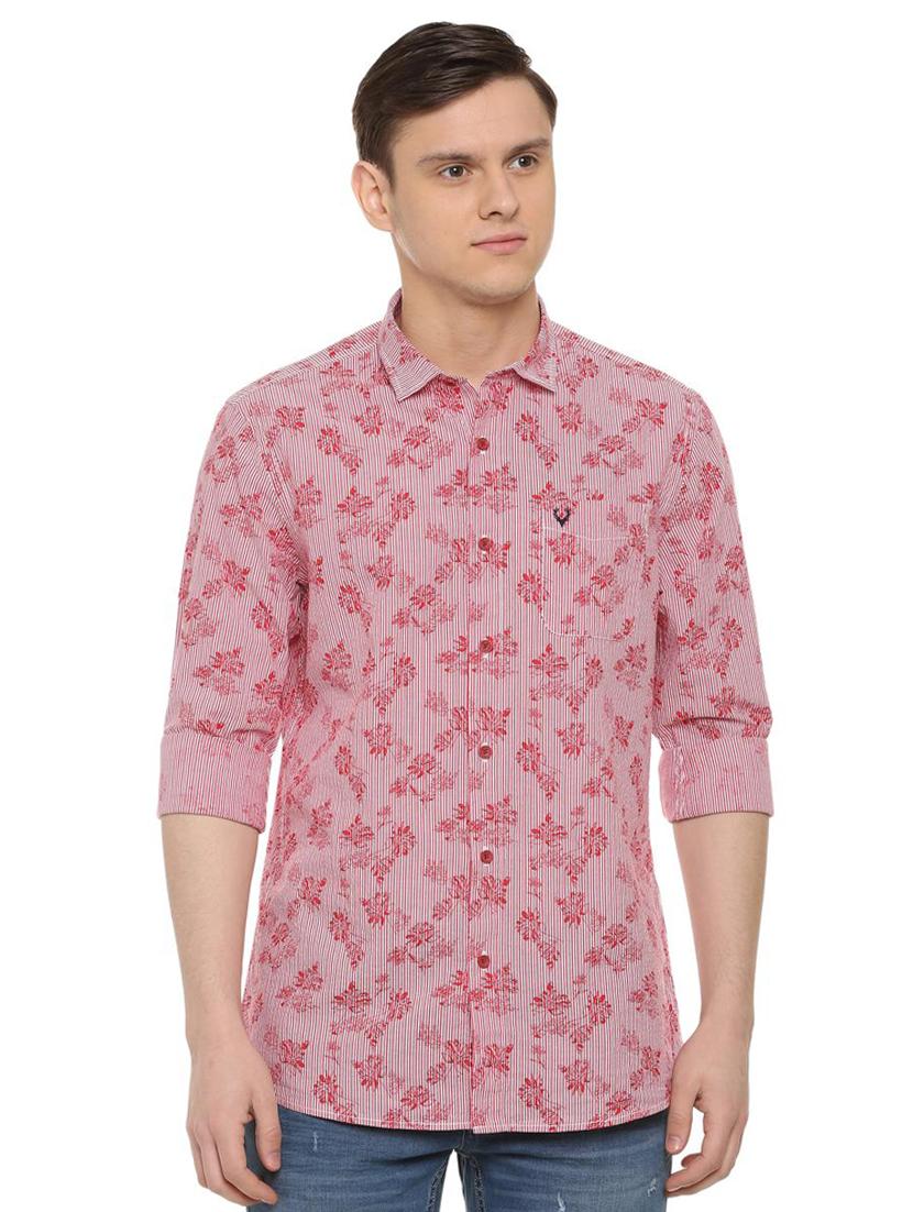 red printed casual shirt - 16107248 - Zoom Image - 1