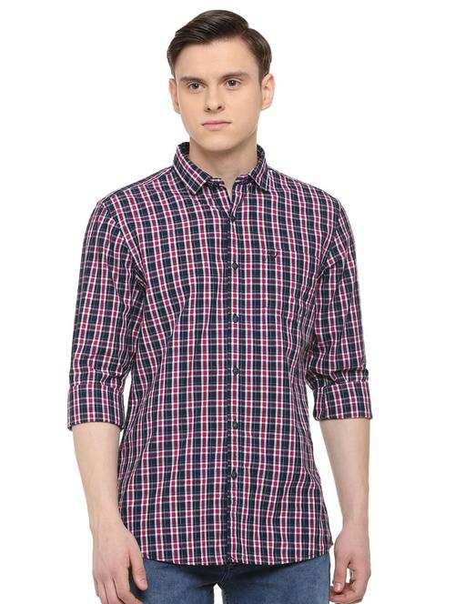 multi colored checkered casual shirt - 16107308 - Standard Image - 1