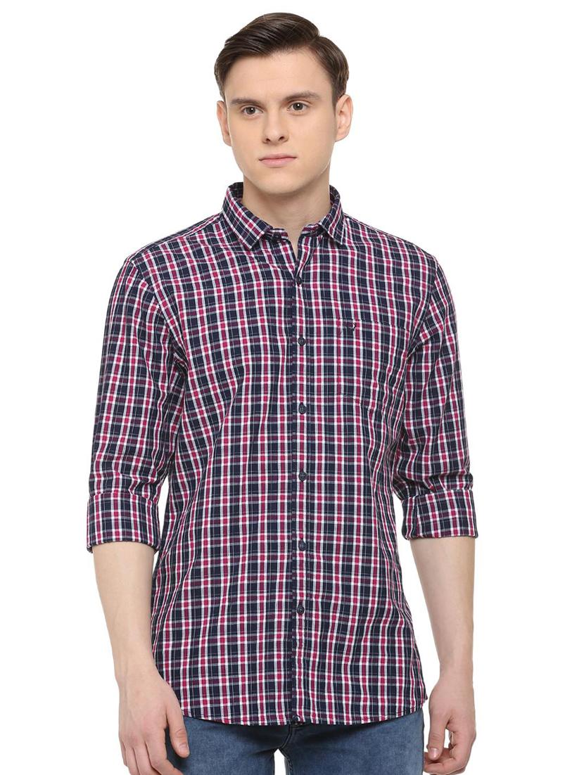multi colored checkered casual shirt - 16107308 - Zoom Image - 1