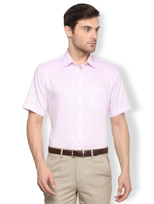pink cotton formal shirt - 16107401 - Standard Image - 1