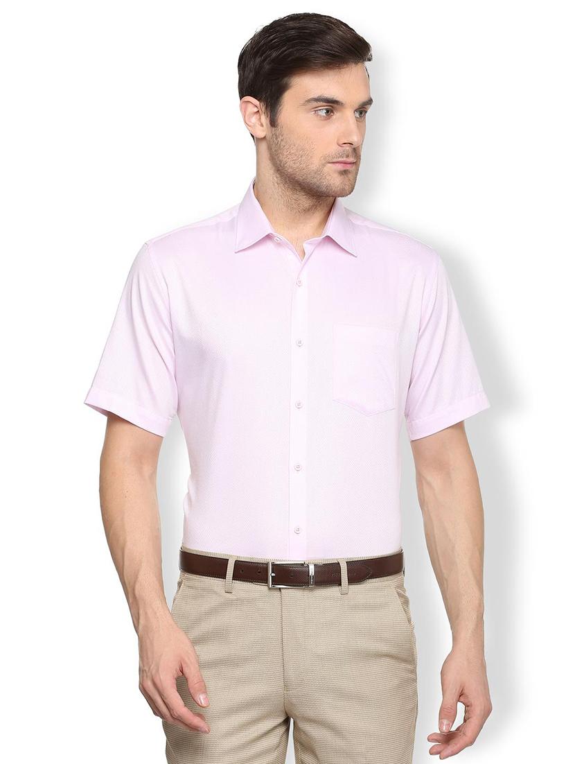 pink cotton formal shirt - 16107401 - Zoom Image - 1