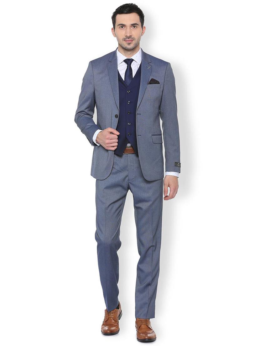 blue terry rayon 3-piece suit - 16107541 - Zoom Image - 1