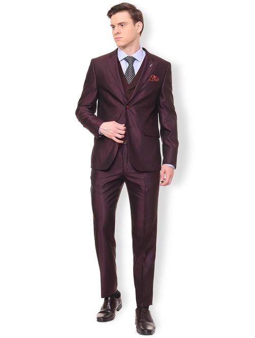 red terry rayon 3-piece suit - 16107551 - Standard Image - 1
