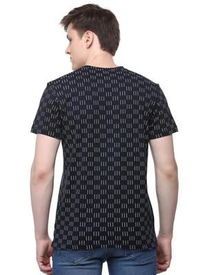 black all over print t-shirt - 16107584 - Standard Image - 2