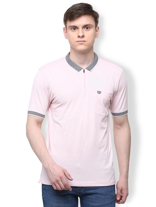 pink solid pocket tshirt - 16107586 - Standard Image - 1