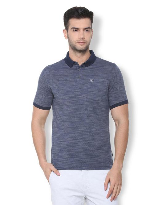 blue cotton polo t-shirt - 16107642 - Standard Image - 1