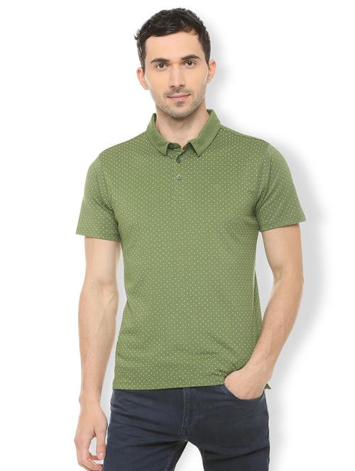 green all over print t-shirt - 16107656 - Standard Image - 1