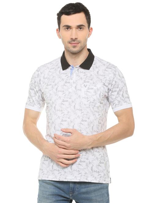 grey floral all over print t-shirt - 16107661 - Standard Image - 1