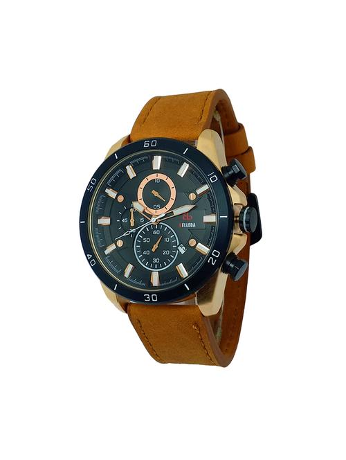 leather strap analog watch (jm879) - 16108069 - Very Small Image - 1