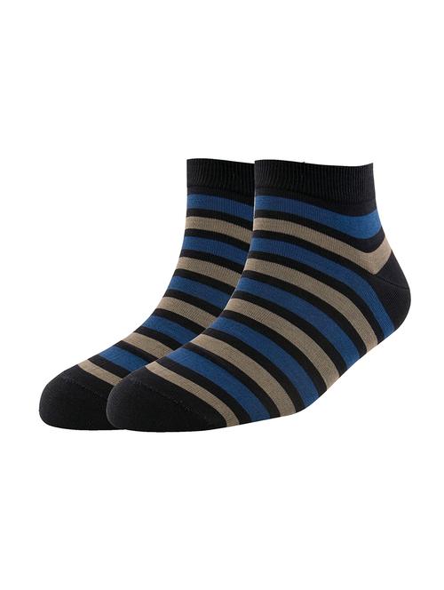 multi colored cotton ankle length sock - 16108252 - Standard Image - 1