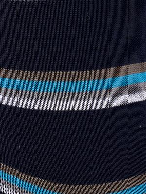 multi colored cotton above ankle length sock - 16108413 - Standard Image - 3