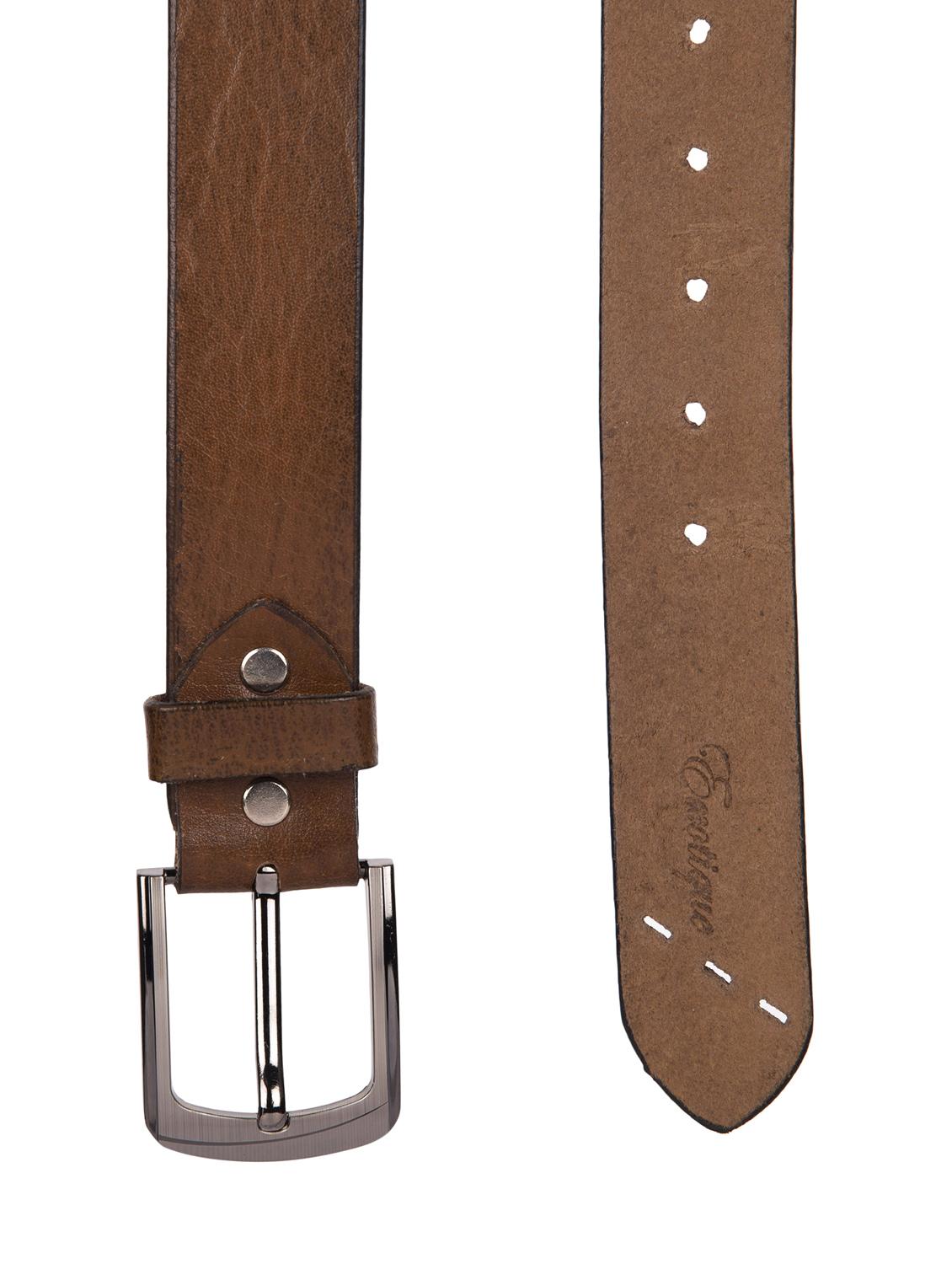 tan brown leather belt - 16108592 - Zoom Image - 2