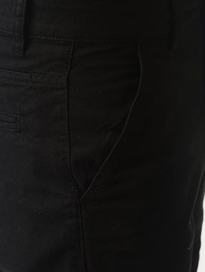 black solid shorts - 16108791 - Standard Image - 5