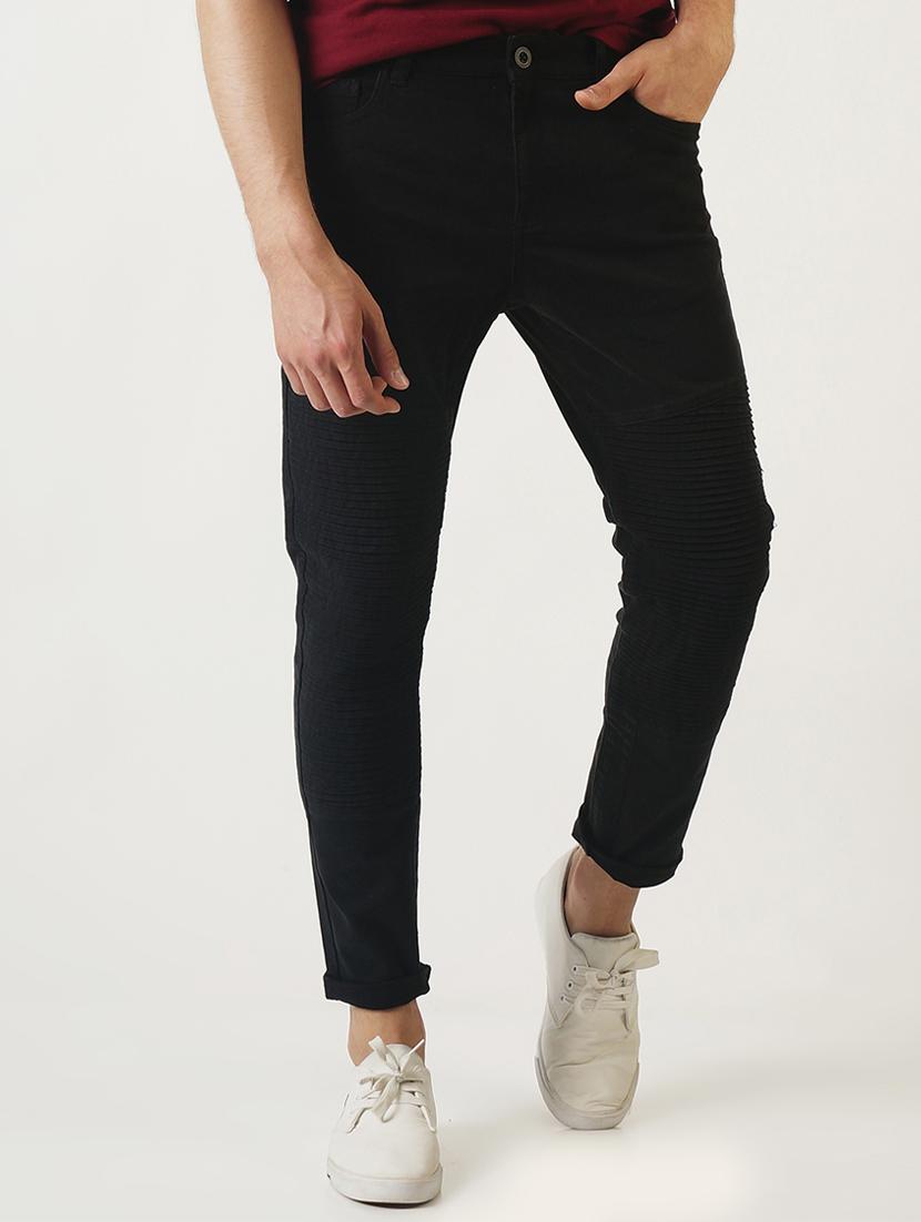 black solid chinos - 16108803 - Zoom Image - 1