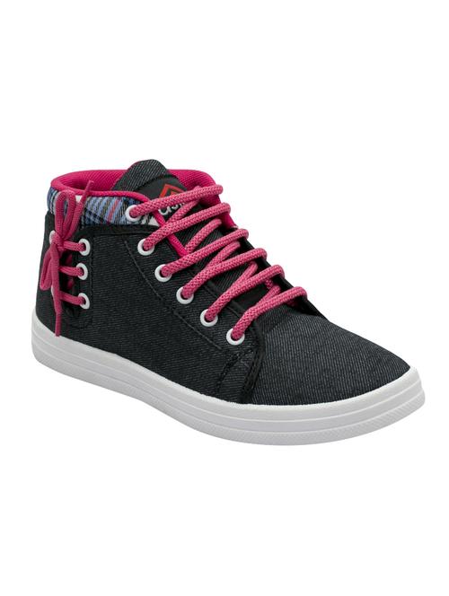 black lace-up sneakers - 16110513 - Standard Image - 1