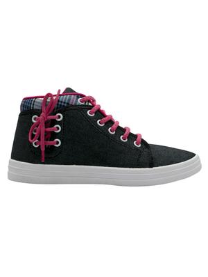 black lace-up sneakers - 16110513 - Standard Image - 2