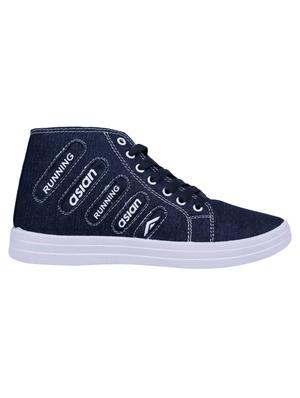 blue lace-up sneakers - 16110514 - Standard Image - 2