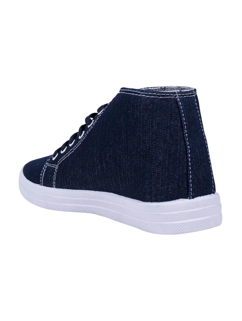 blue lace-up sneakers - 16110514 - Zoom Image - 3