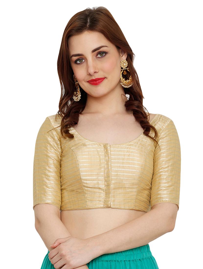 solid self design blouse - 16110861 - Zoom Image - 1