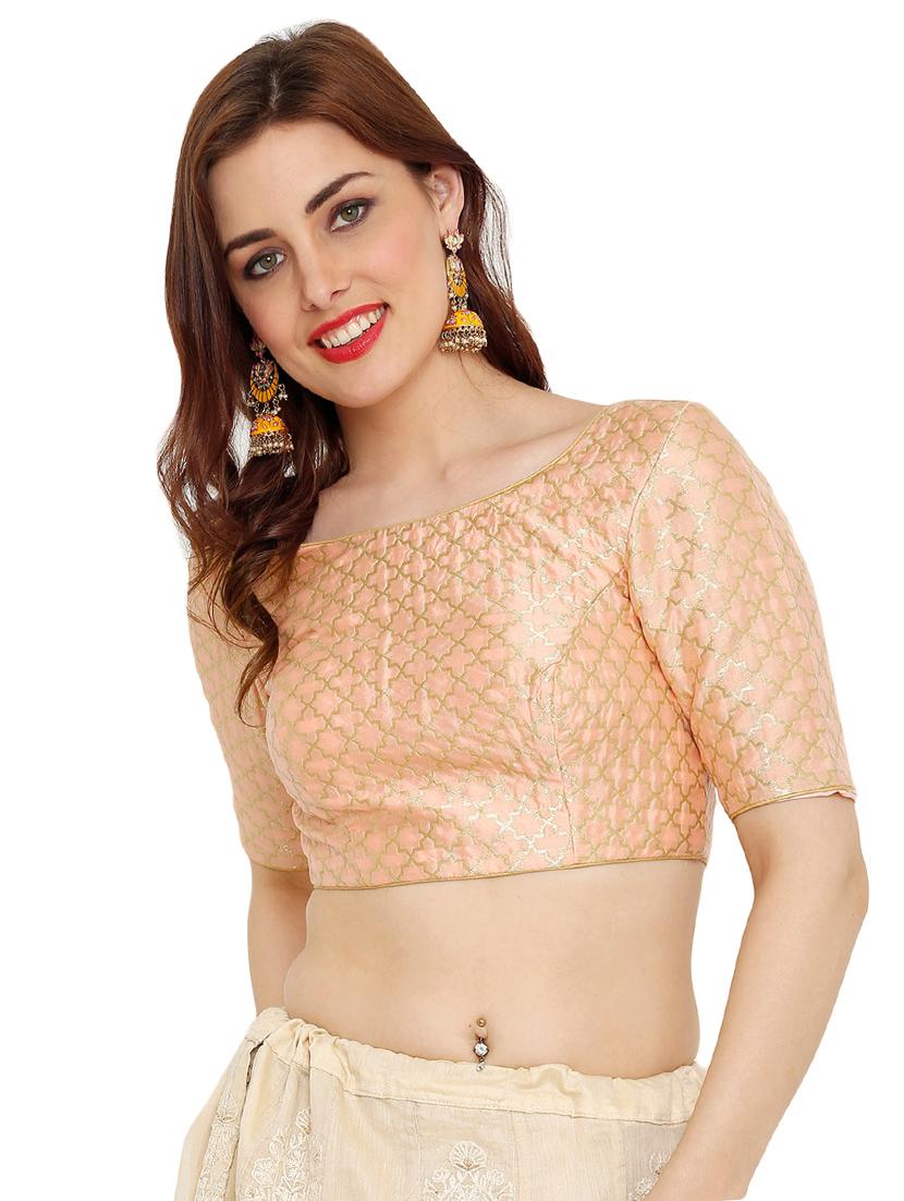 solid self design blouse - 16110866 - Zoom Image - 1
