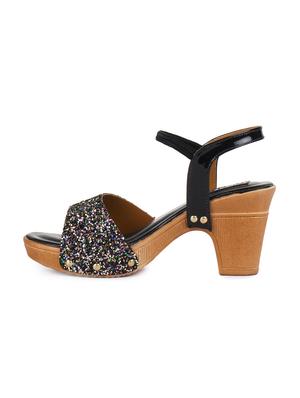 black back strap sandals - 16111589 - Standard Image - 2