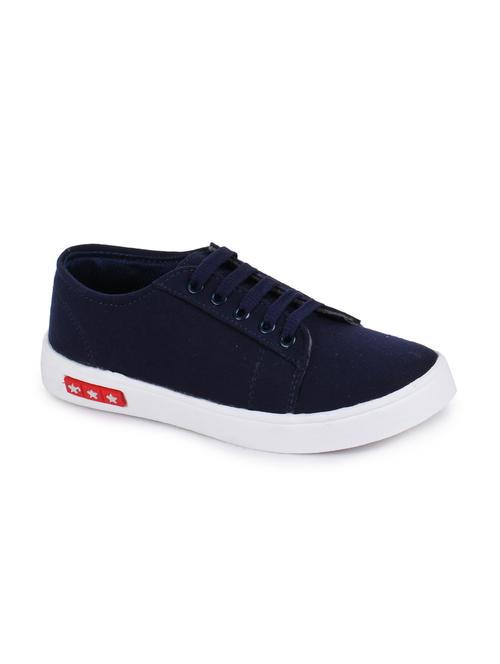 blue lace-up sneakers - 16111605 - Standard Image - 1