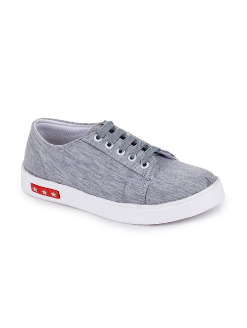 grey lace-up sneakers - 16111606 - Standard Image - 1