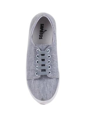 grey lace-up sneakers - 16111606 - Standard Image - 4
