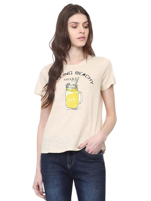 quirky print short sleeved tee - 16114635 - Standard Image - 1
