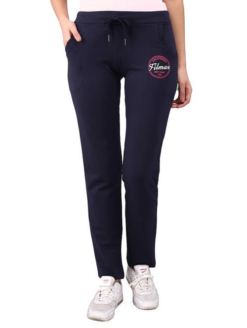 graphic print drawstring track pant - 16120272 - Standard Image - 1