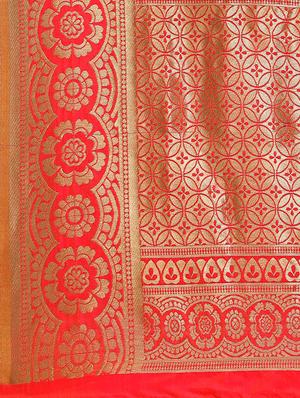 jacquard banarasi dupatta - 16120438 - Standard Image - 2
