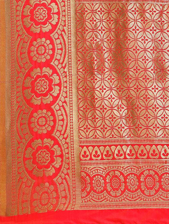 jacquard banarasi dupatta - 16120438 - Zoom Image - 2