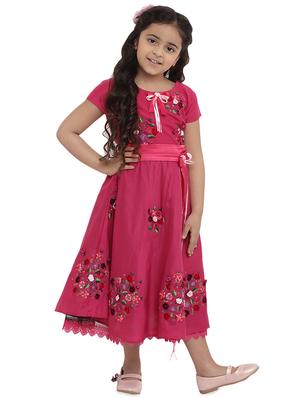 pink cotton frock - 16120588 - Standard Image - 4