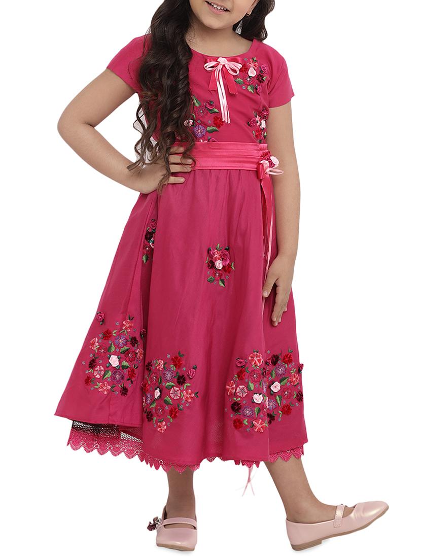 pink cotton frock - 16120588 - Zoom Image - 1