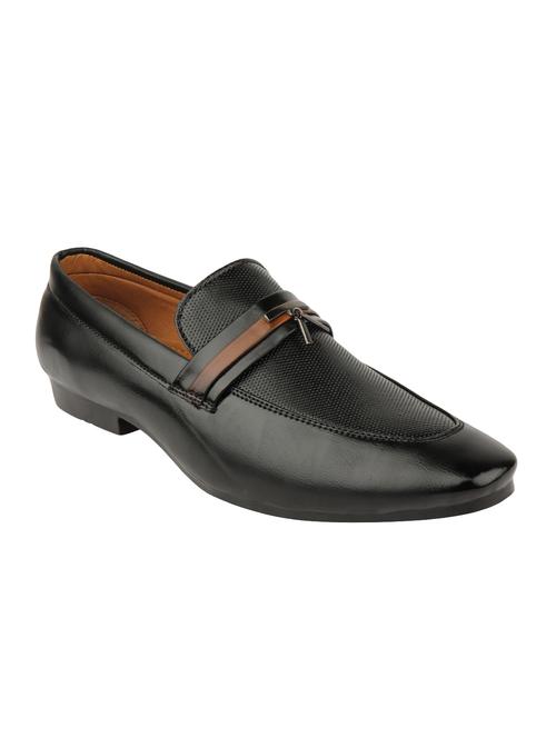 black patent leather office wear loafers - 16120592 - Very Small Image - 1