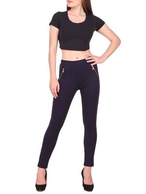 zipper detail high rise jegging - 16120635 - Standard Image - 4
