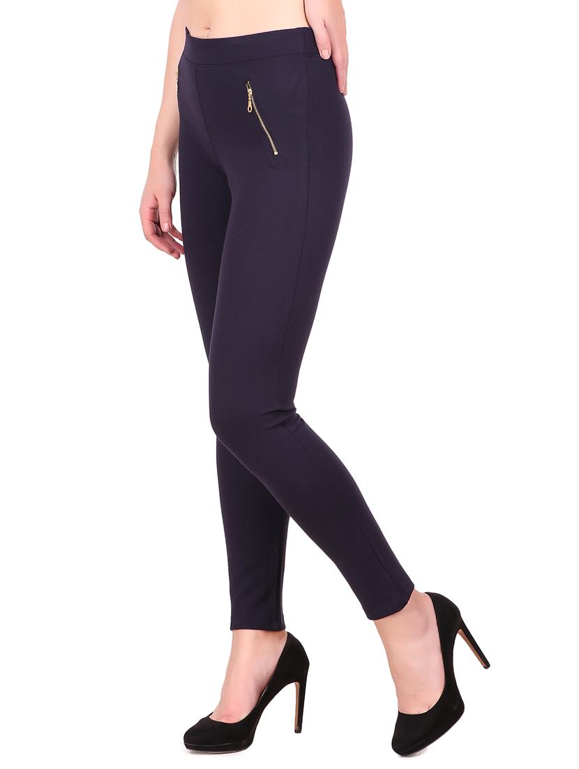 zipper detail high rise jegging - 16120635 - Zoom Image - 2