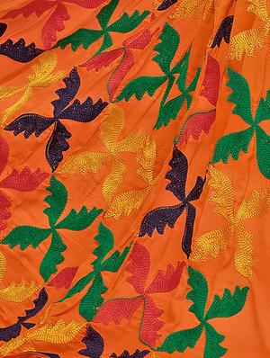 embroidered churidaar unstitched suit - 16120667 - Standard Image - 3