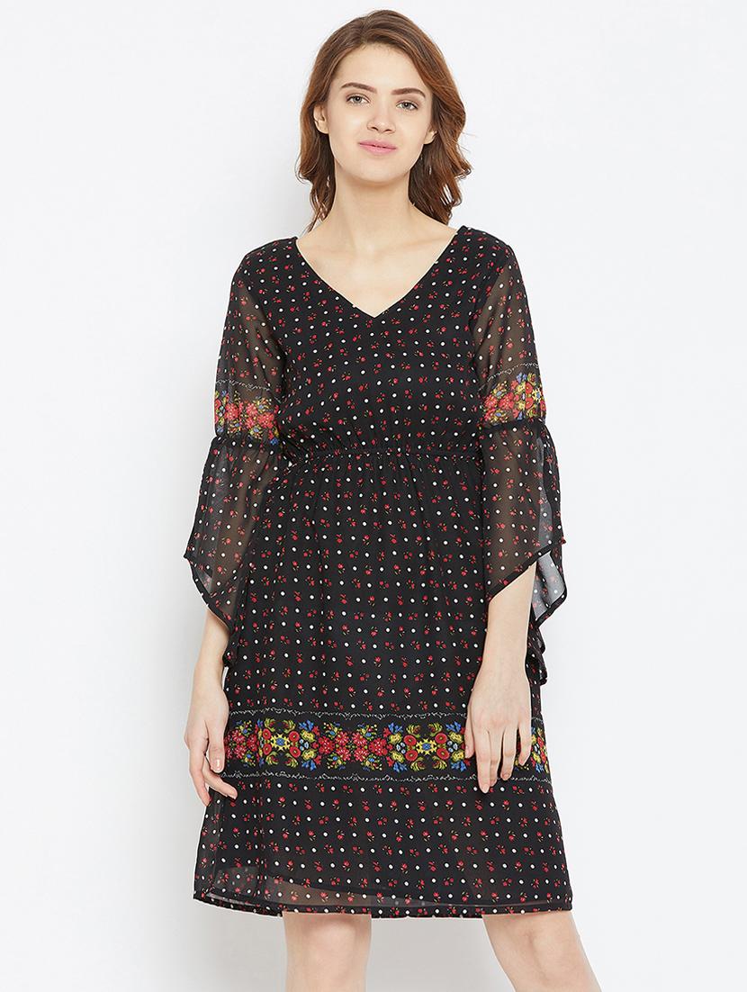 ditsy floral a-line dress - 16121161 - Zoom Image - 1
