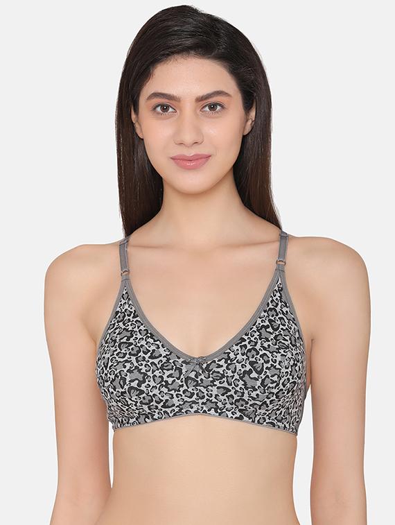 animal print racer back bra - 16124672 - Zoom Image - 1