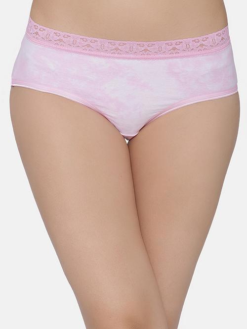 lace detail tied and dyed hipster panty - 16124718 - Standard Image - 1