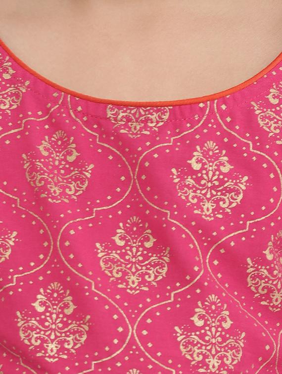 pink cotton suit set - 16128713 - Zoom Image - 5