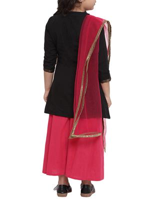 black cotton suit set - 16128728 - Standard Image - 3