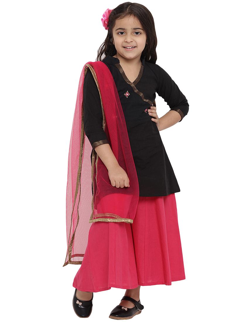 black cotton suit set - 16128728 - Zoom Image - 4