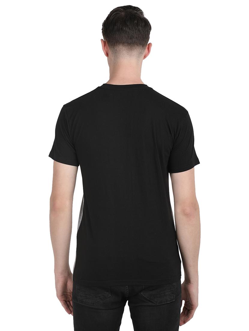 grey color block t-shirt - 16128795 - Zoom Image - 3