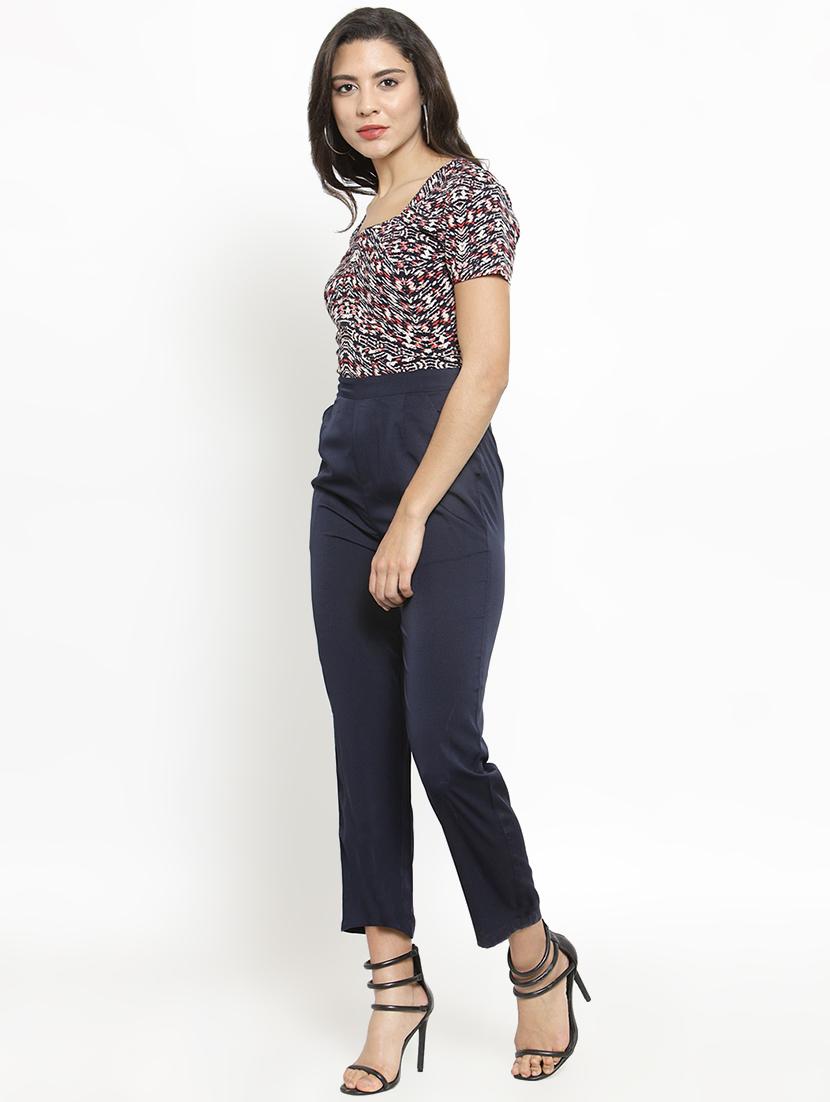 pocket detail full leg jumpsuit - 16128819 - Zoom Image - 2